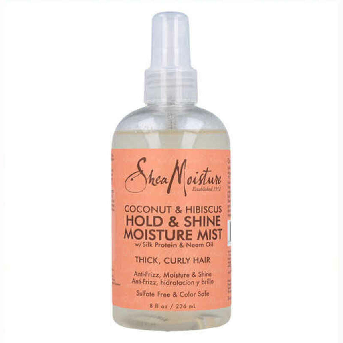 Conditioner Spray Shea Moisture Coconut & Hibiscus Krullend Haar (236 ml)